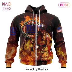 AVAILABLE NFL New York Giants Honor Firefighters – First Responders Hoodie