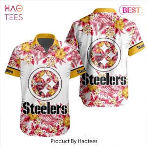 AVAILABLE NFL Pittsburgh Steelers Special Hawaiian Design Button Shirt Hoodie – WA31