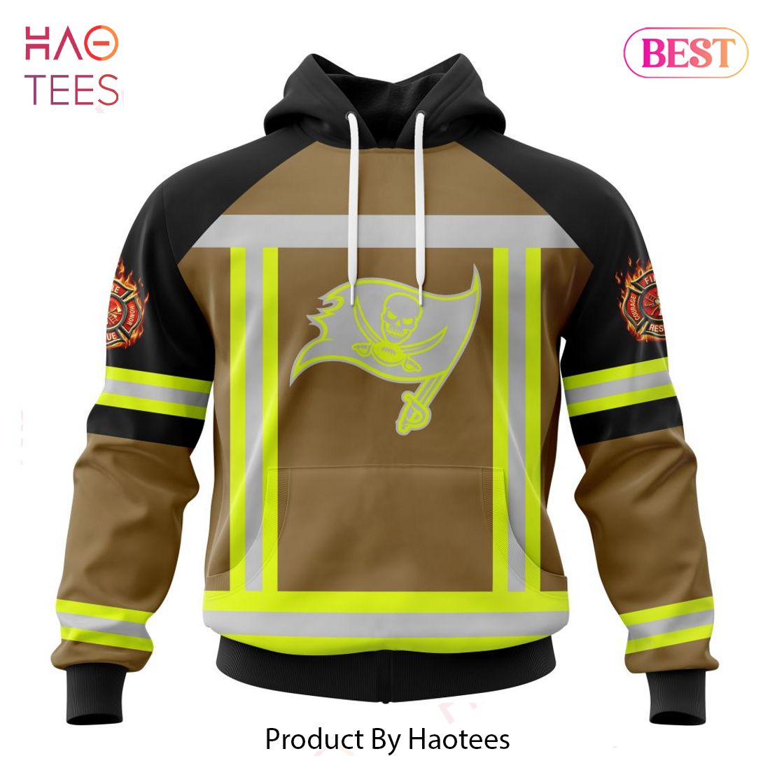 AVAILABLE NFL Tampa Bay Buccaneers Special Firefighter Uniform Design Hoodie