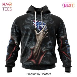 AVAILABLE NFL Tennessee Titans Special Horror Skull Art Design Hoodie