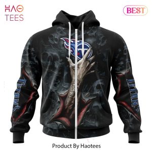 AVAILABLE NFL Tennessee Titans Special Horror Skull Art Design Hoodie