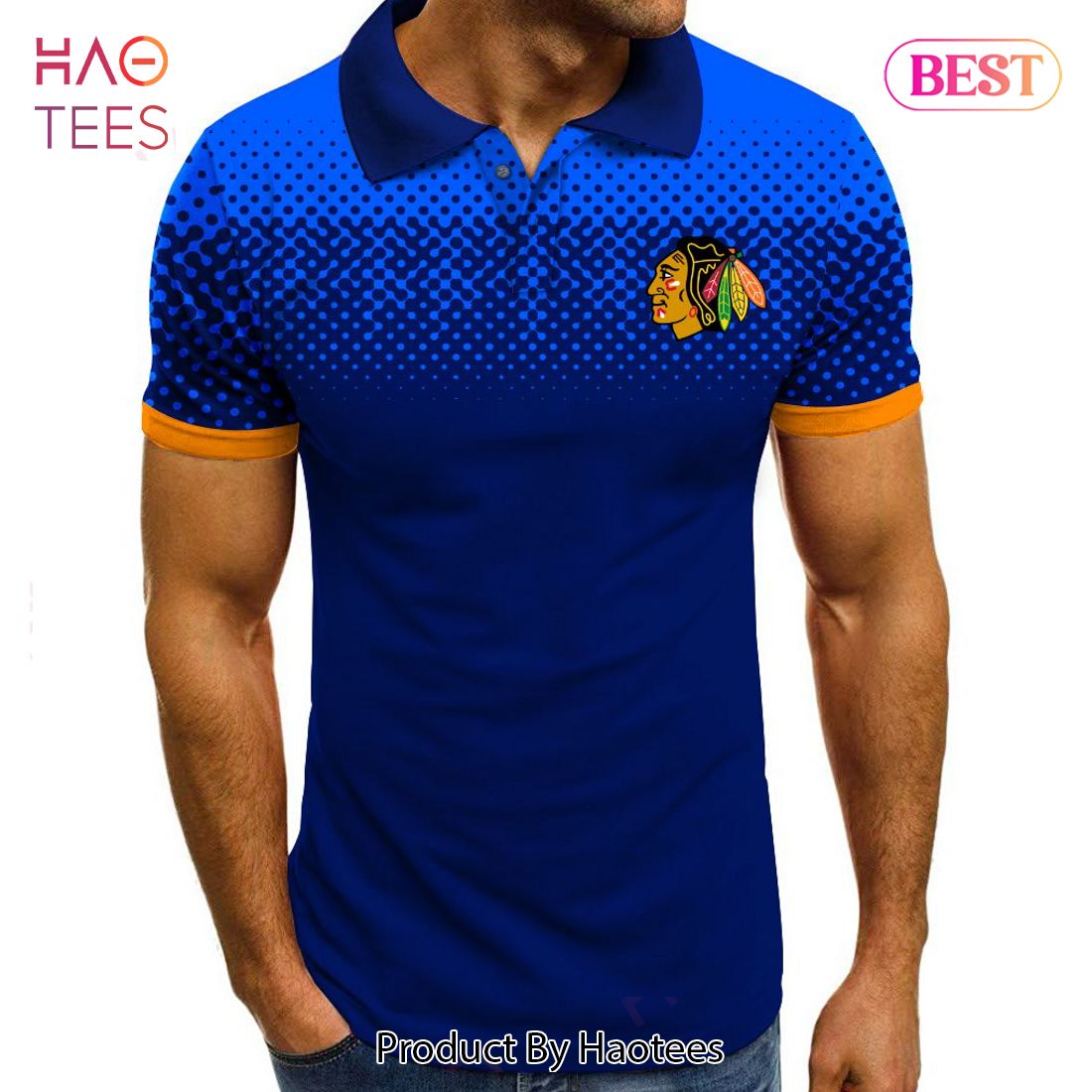 AVAILABLE NHL Chicago Blackhawks Special Multi Color Polo AVAILABLE NHL Chicago Blackhawks Special Multi Color Polo
