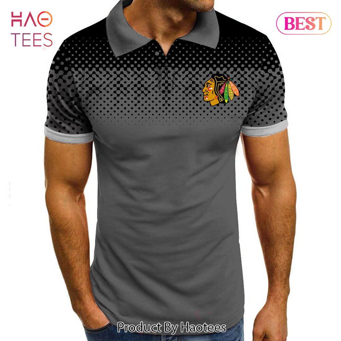 AVAILABLE NHL Chicago Blackhawks Special Multi Color Polo AVAILABLE NHL Chicago Blackhawks Special Multi Color Polo