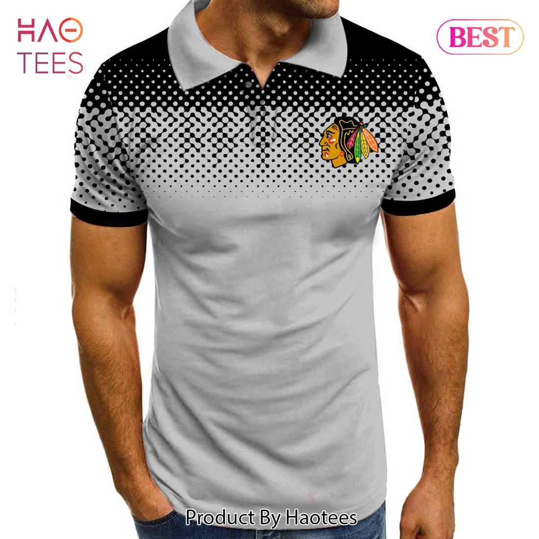 AVAILABLE NHL Chicago Blackhawks Special Multi Color Polo AVAILABLE NHL Chicago Blackhawks Special Multi Color Polo