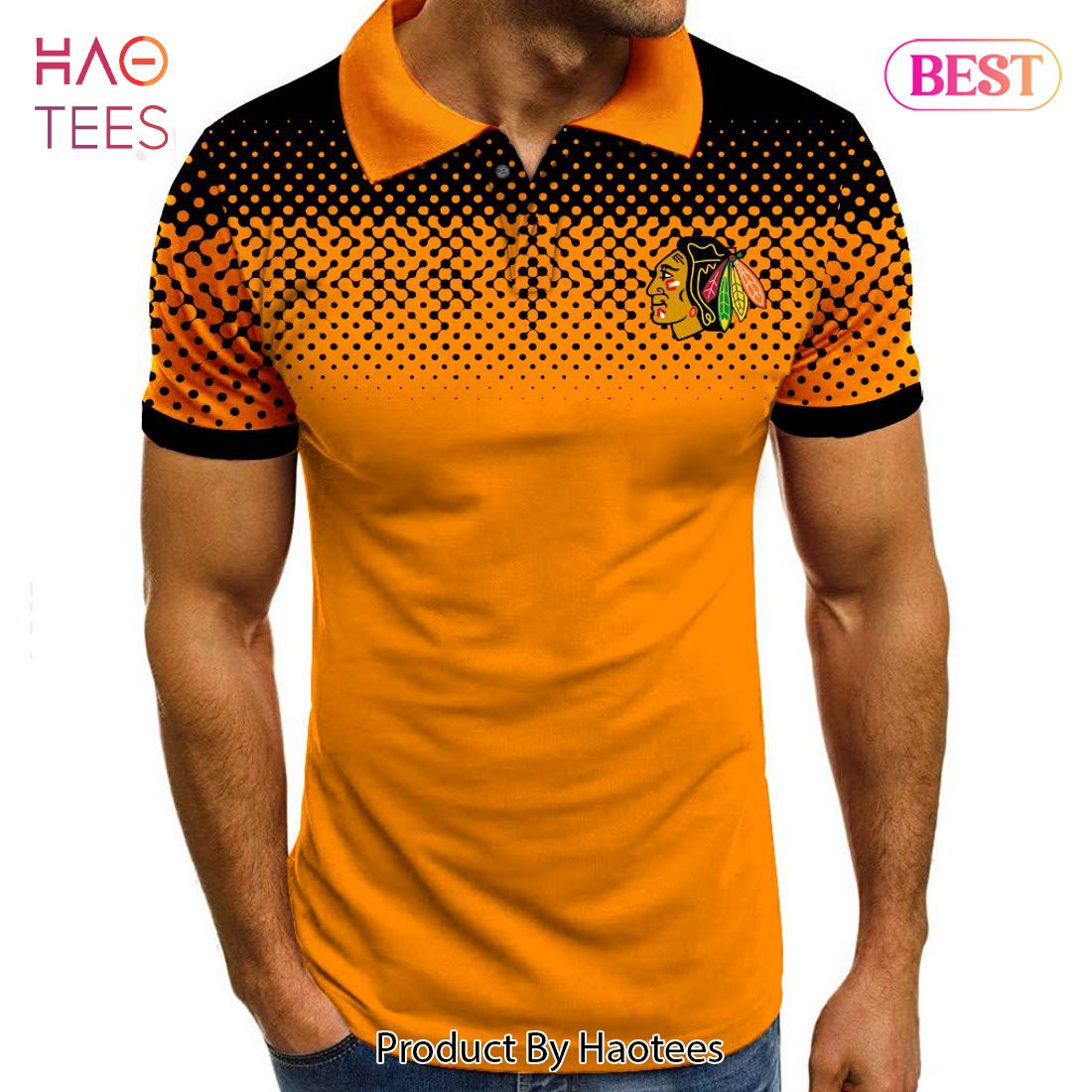 AVAILABLE NHL Chicago Blackhawks Special Multi Color Polo AVAILABLE NHL Chicago Blackhawks Special Multi Color Polo