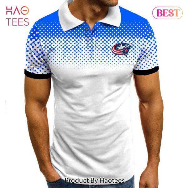 [AVAILABLE] NHL Columbus Blue Jackets Special Multi Color Polo