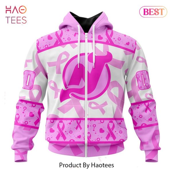 [AVAILABLE] NHL New Jersey Devils Special Pink October Breast Cancer Awareness Month Jeysey