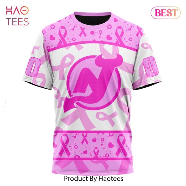 [AVAILABLE] NHL New Jersey Devils Special Pink October Breast Cancer Awareness Month Jeysey