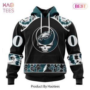 AVAILABLE Philadelphia Eagles Special Grateful Dead Design Hoodie