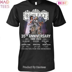 Beetlejuice 35th Anniversary 1988-2023 Thank You For The Memories Unisex T-Shirt