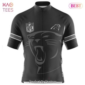 BEST Carolina Panthers Mono Cycling Jersey Hoodie