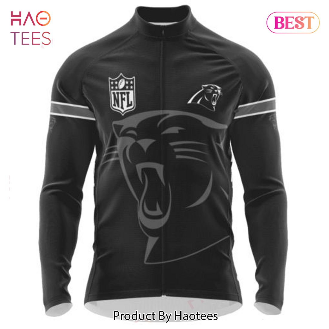 BEST Carolina Panthers Mono Cycling Jersey Hoodie BEST Carolina Panthers Mono Cycling Jersey Hoodie