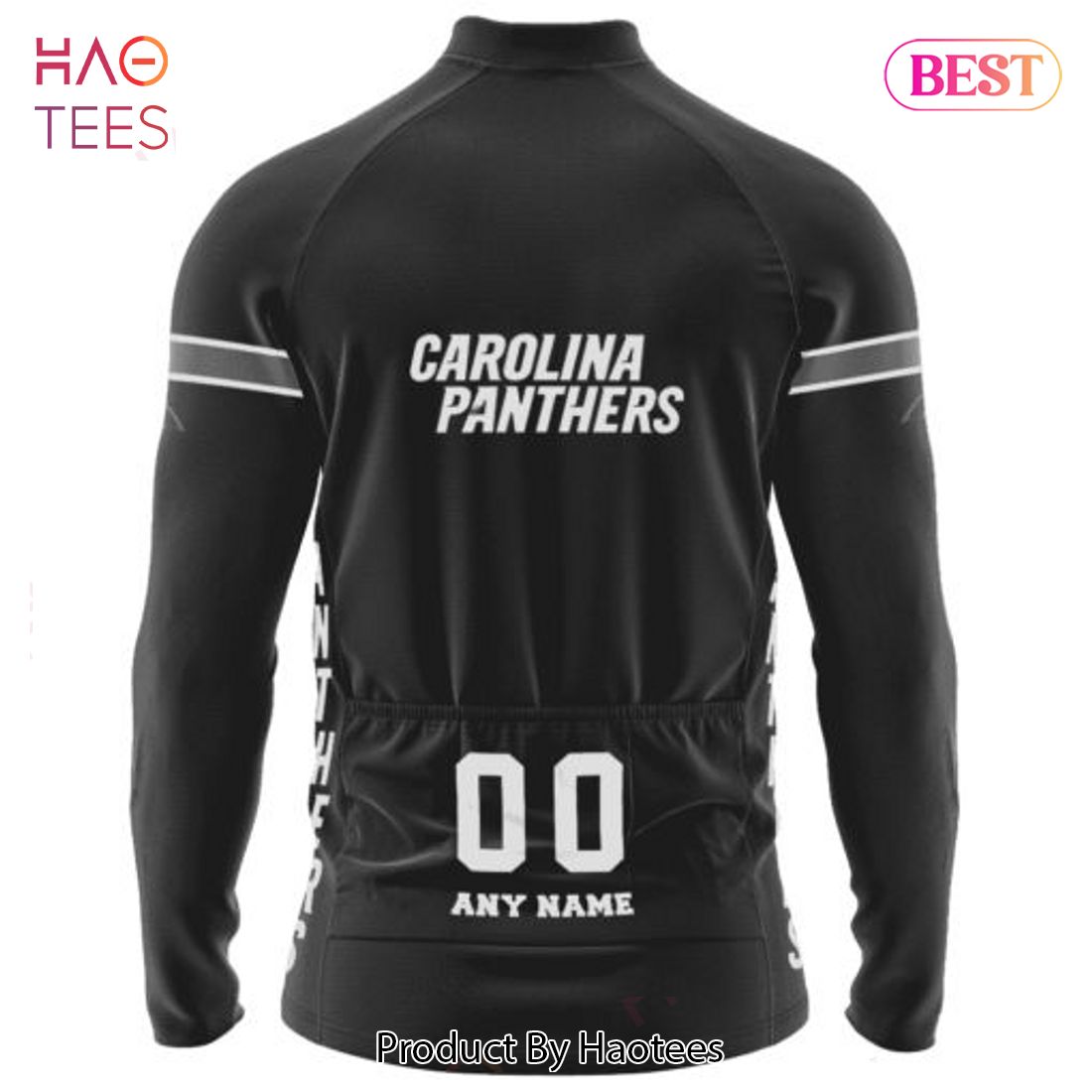 BEST Carolina Panthers Mono Cycling Jersey Hoodie BEST Carolina Panthers Mono Cycling Jersey Hoodie