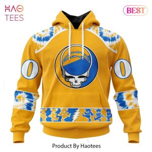 BEST Los Angeles Chargers Special Grateful Dead Design Hoodie