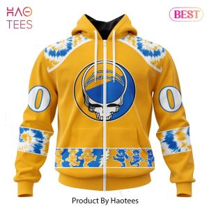 BEST Los Angeles Chargers Special Grateful Dead Design Hoodie