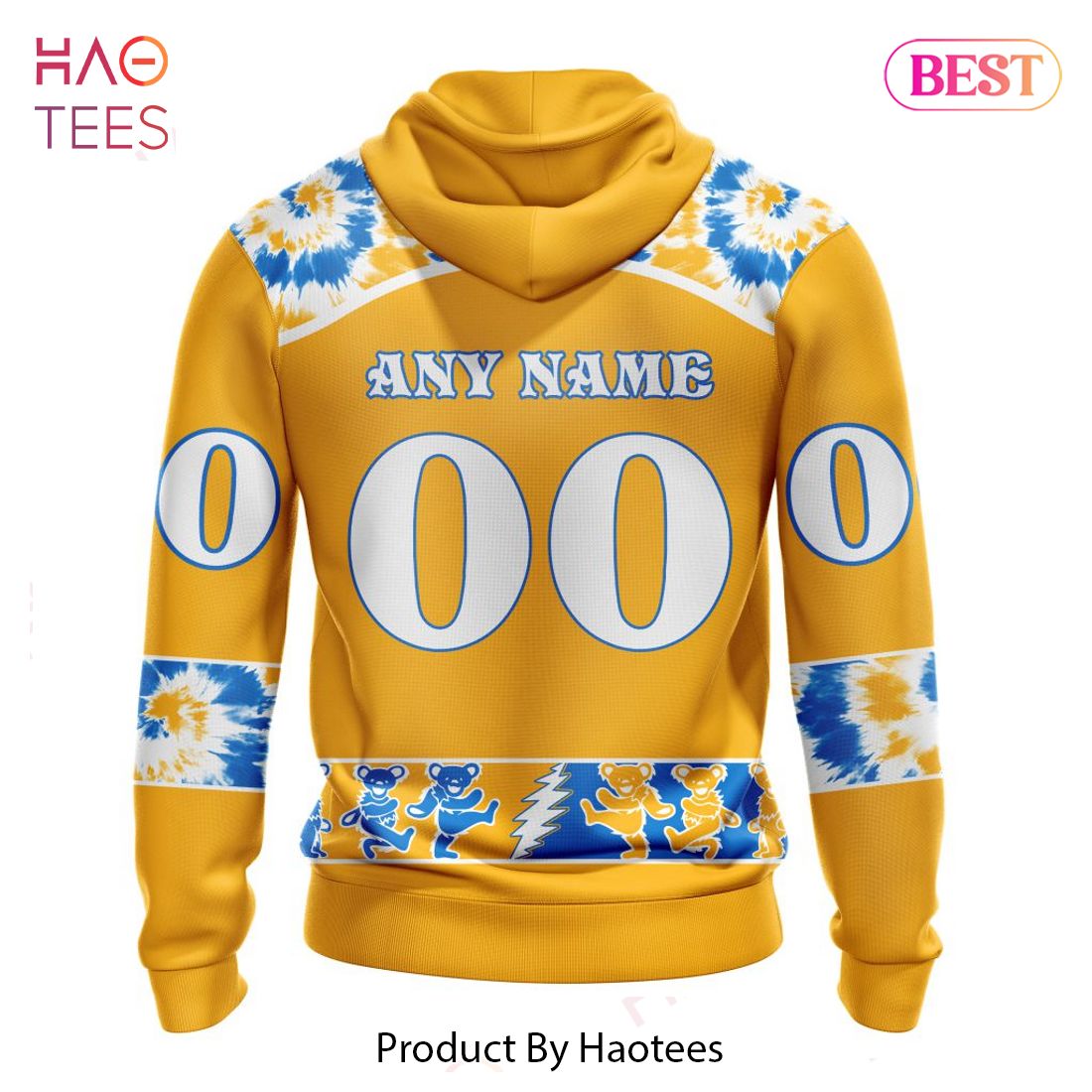 BEST Los Angeles Chargers Special Grateful Dead Design Hoodie BEST Los Angeles Chargers Special Grateful Dead Design Hoodie