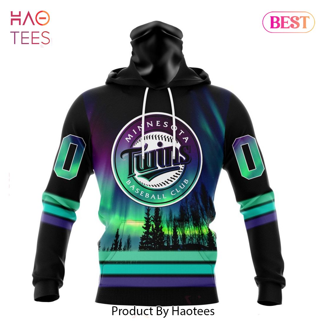 BEST MLB Minnesota Twins Special Design With Northern Lights Hoodie BEST MLB Minnesota Twins Special Design With Northern Lights Hoodie
