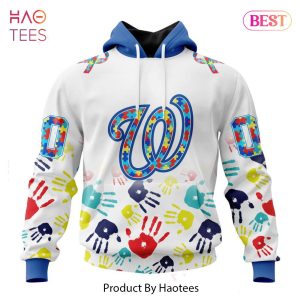 BEST MLB Washington Nationals Special Autism Awareness Design Hoodie
