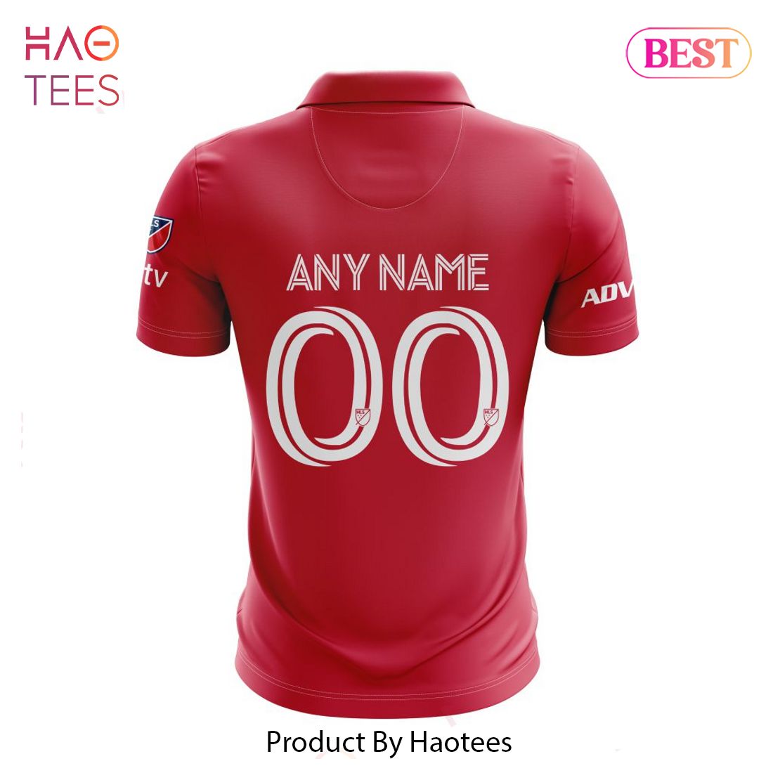 BEST MLS FC Dallas 2023 Home Crescendo Custom Polo BEST MLS FC Dallas 2023 Home Crescendo Custom Polo