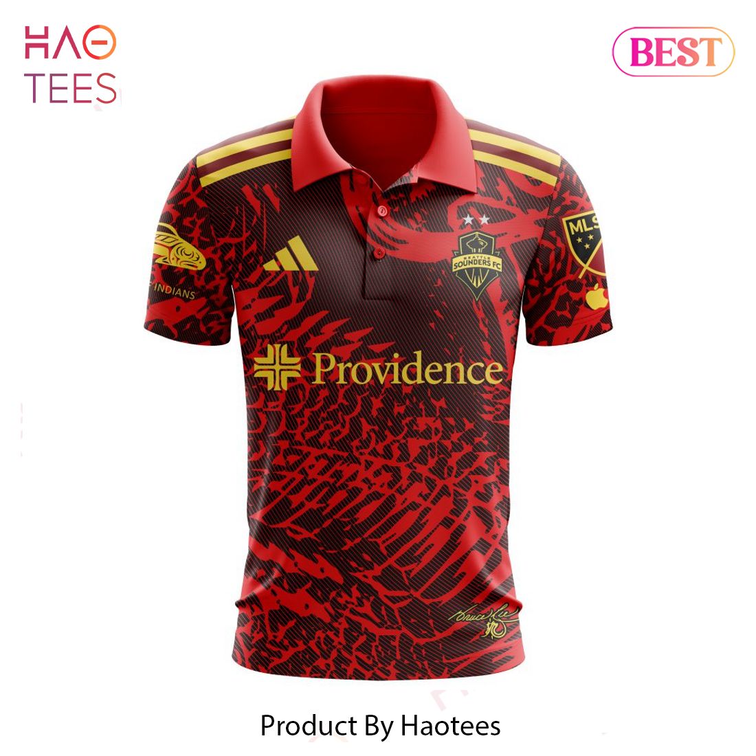 BEST MLS Seattle Sounders FC 2023 Away The Bruce Lee Custom Polo