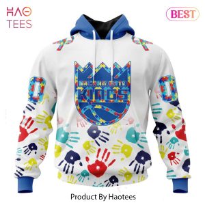 BEST NBA Sacramento Kings Special Autism Awareness Design ST2303 Hoodie