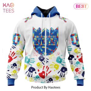 BEST NBA Sacramento Kings Special Autism Awareness Design ST2303 Hoodie