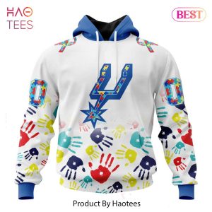 BEST NBA San Antonio Spurs Special Autism Awareness Design ST2303 Hoodie