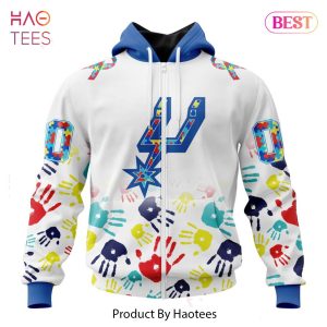 BEST NBA San Antonio Spurs Special Autism Awareness Design ST2303 Hoodie
