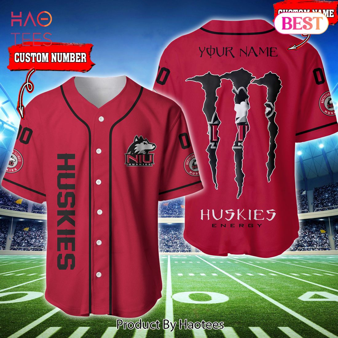 BEST NCAA Northern Illinois Huskies Baseball Jersey
