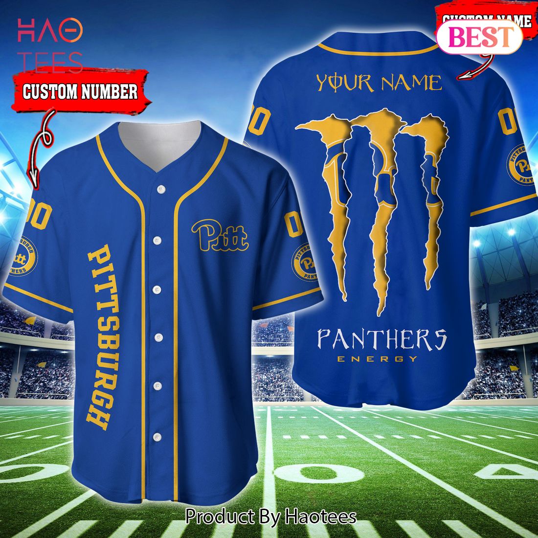 BEST NCAA Pittsburgh Panthers Baseball Jersey