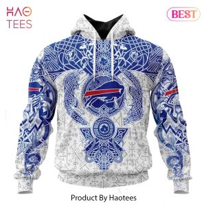 BEST NFL Buffalo Bills _ Norse Viking Symbols Hoodie