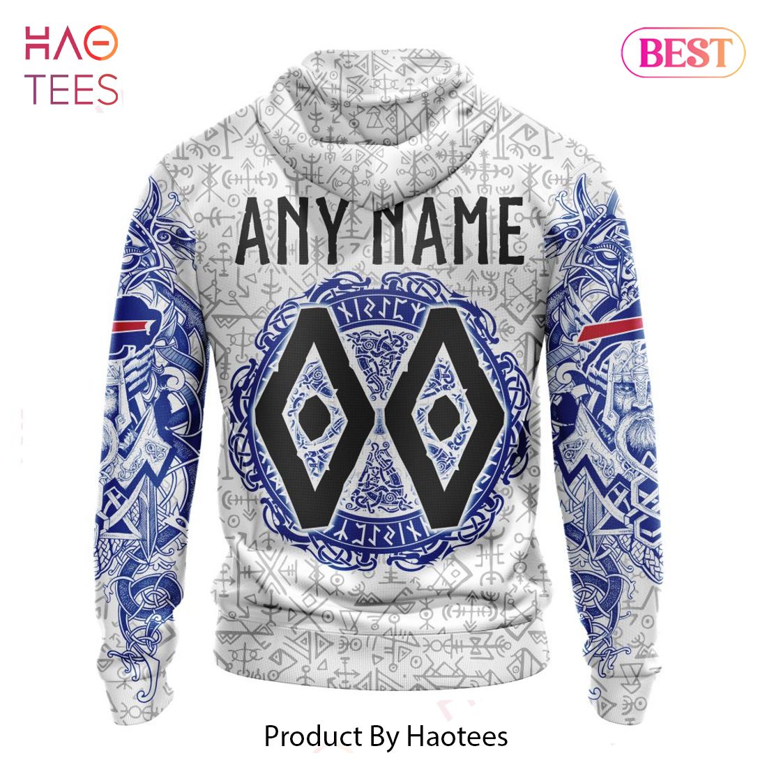 BEST NFL Buffalo Bills _ Norse Viking Symbols Hoodie BEST NFL Buffalo Bills _ Norse Viking Symbols Hoodie