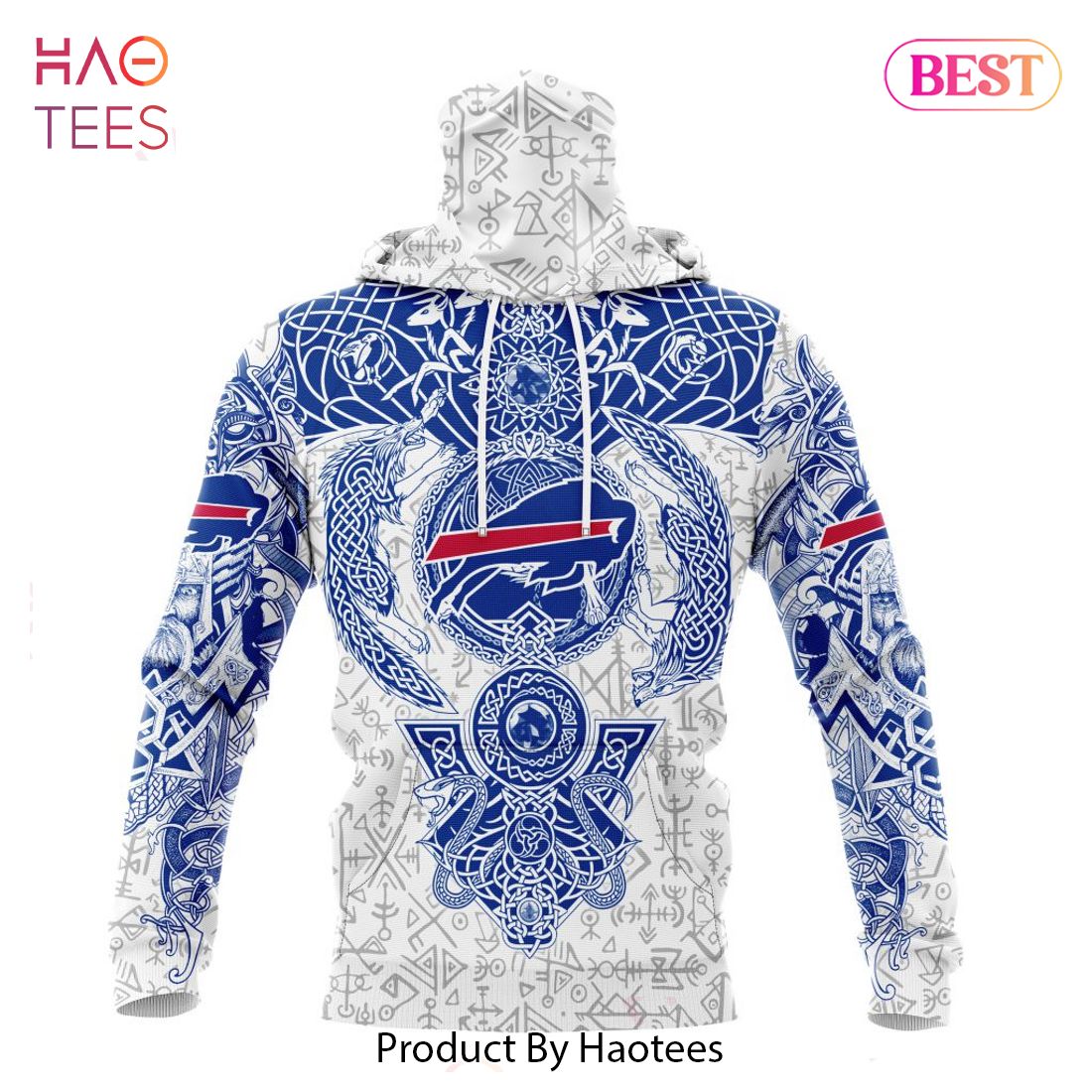 BEST NFL Buffalo Bills _ Norse Viking Symbols Hoodie BEST NFL Buffalo Bills _ Norse Viking Symbols Hoodie