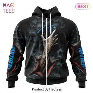 BEST NFL Carolina Panthers Special Horror Skull Art Design Hoodie