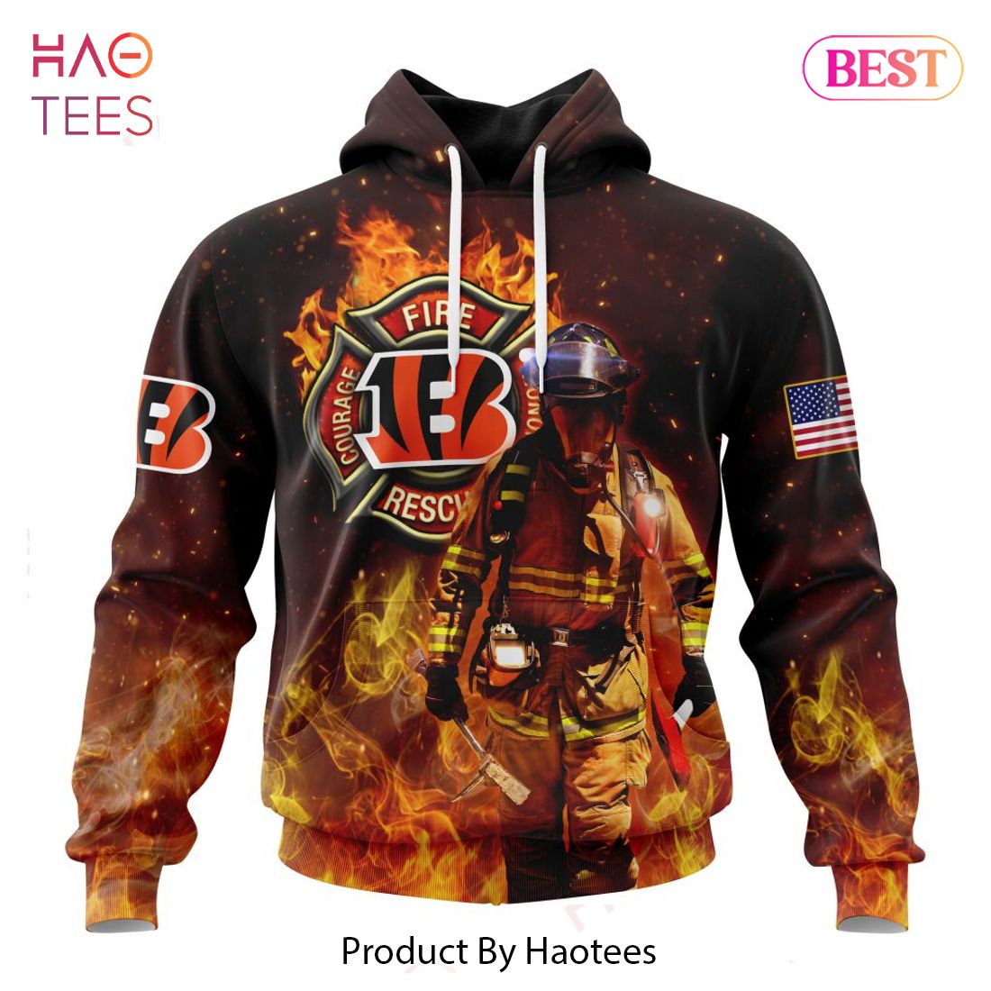 Faded Cincinnati Bengals Hoodie USA