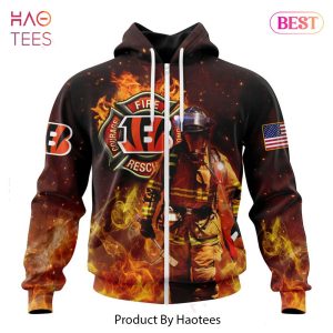 BEST NFL Cincinnati Bengals Honor Firefighters – First Responders Hoodie