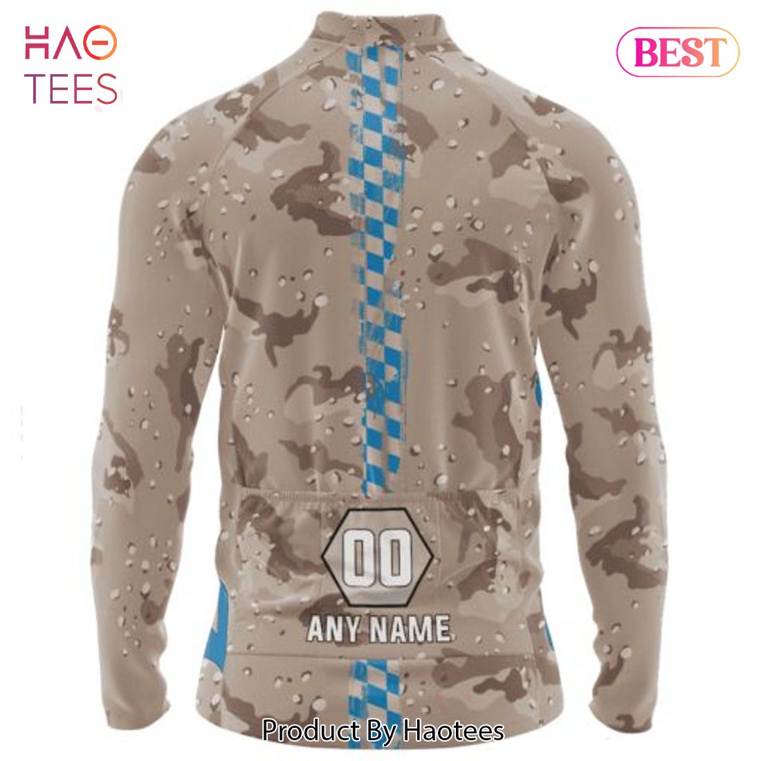 BEST NFL Detroit Lions Special Desert Camo Design Cycling Jersey Hoodie