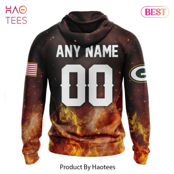 NEW NFL Green Bay Packers Special Firefighter Uniform Design Hoodie