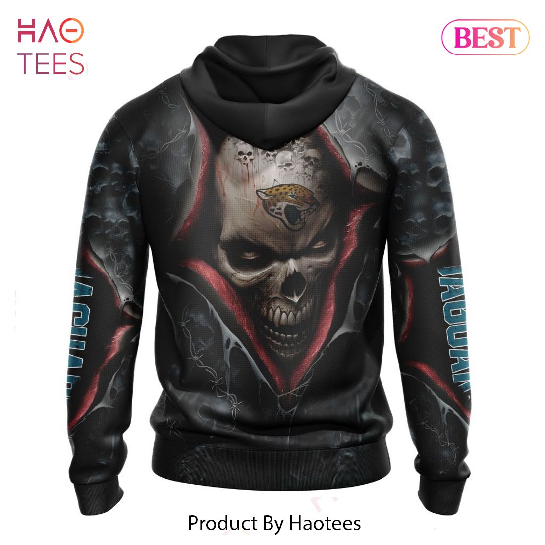 BEST NFL Jacksonville Jaguars Special Horror Skull Art Design Hoodie BEST NFL Jacksonville Jaguars Special Horror Skull Art Design Hoodie