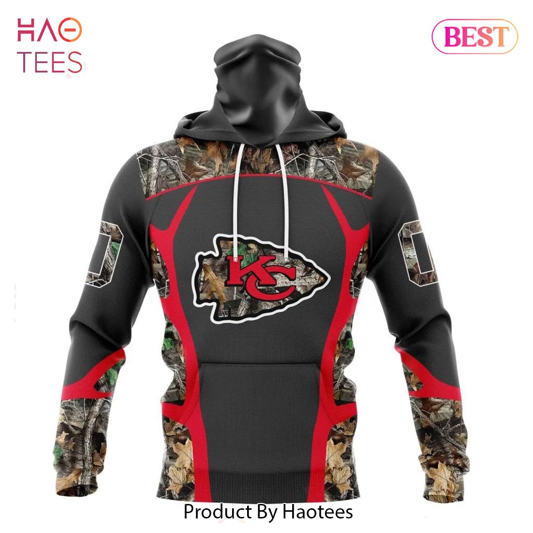 BEST NFL Kansas City Chiefs Special Camo Hunting Design Hoodie