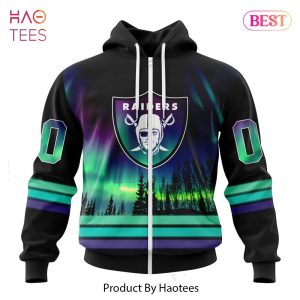 BEST NFL Las Vegas Raiders Special Design With Northern Lights Hoodie