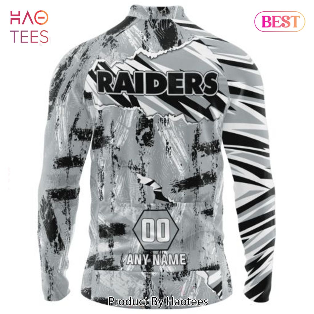 BEST NFL Las Vegas Raiders Special Mix Stripes Design Cycling Jersey Hoodie BEST NFL Las Vegas Raiders Special Mix Stripes Design Cycling Jersey Hoodie