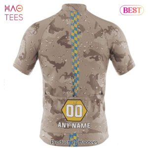 BEST NFL Los Angeles Chargers Special Desert Camo Design Cycling Jersey Hoodie