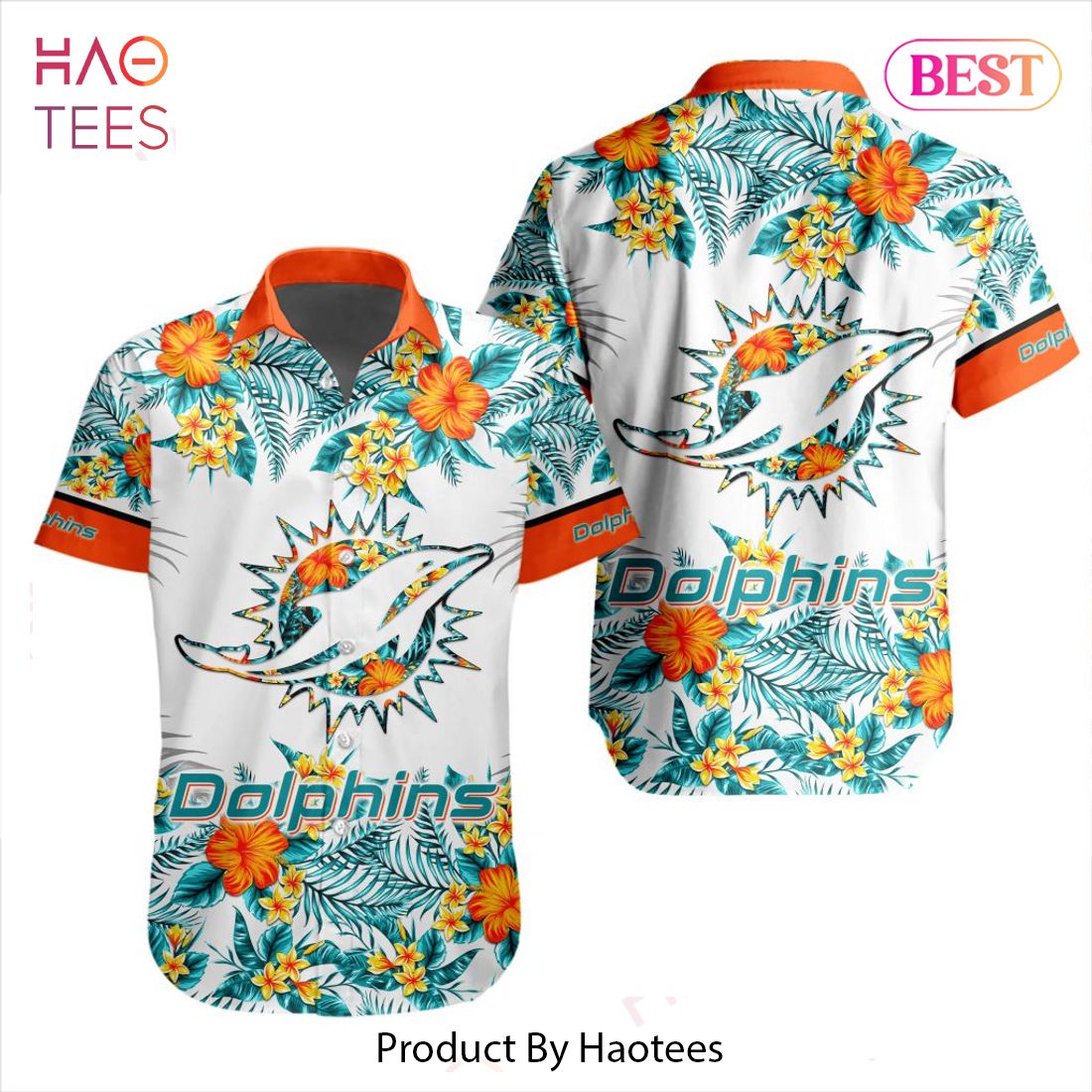 BEST NFL Miami Dolphins Special Hawaiian Design Button Shirt Hoodie BEST NFL Miami Dolphins Special Hawaiian Design Button Shirt Hoodie