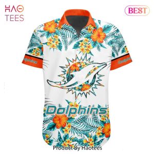 BEST NFL Miami Dolphins Special Hawaiian Design Button Shirt Hoodie