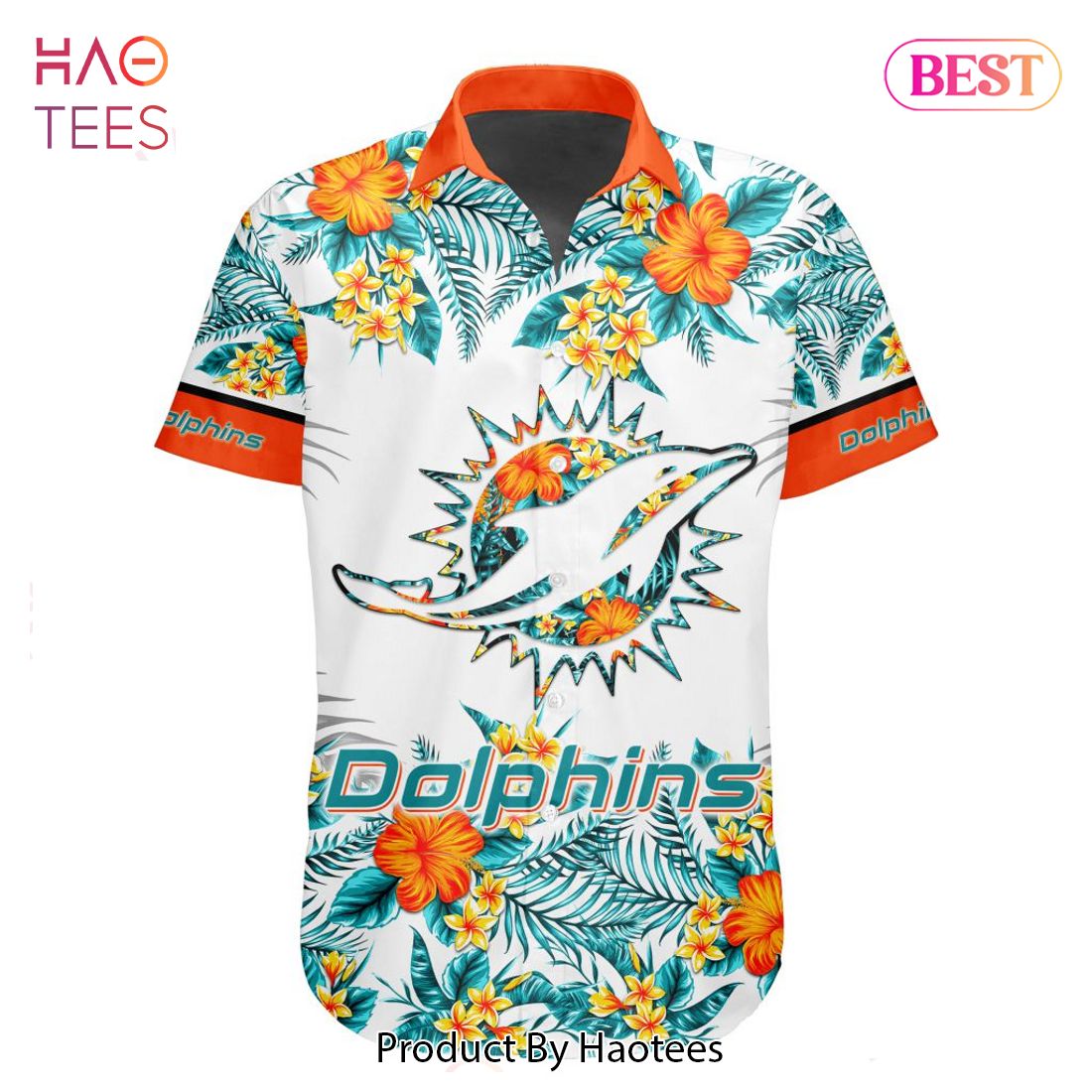 BEST NFL Miami Dolphins Special Hawaiian Design Button Shirt Hoodie BEST NFL Miami Dolphins Special Hawaiian Design Button Shirt Hoodie