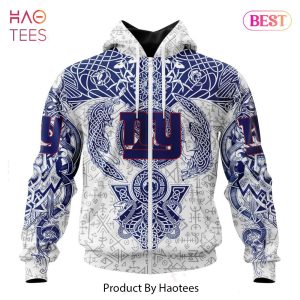 BEST NFL New York Giants _ Norse Viking Symbols Hoodie