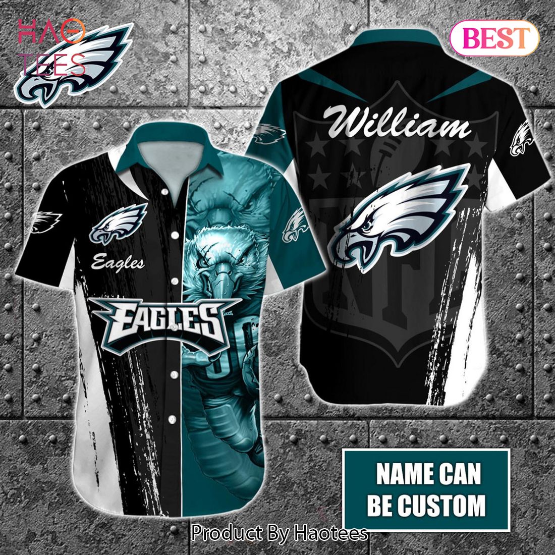 BEST NFL Philadelphia Eagles Special Design Button Shirt V2315 Hoodie
