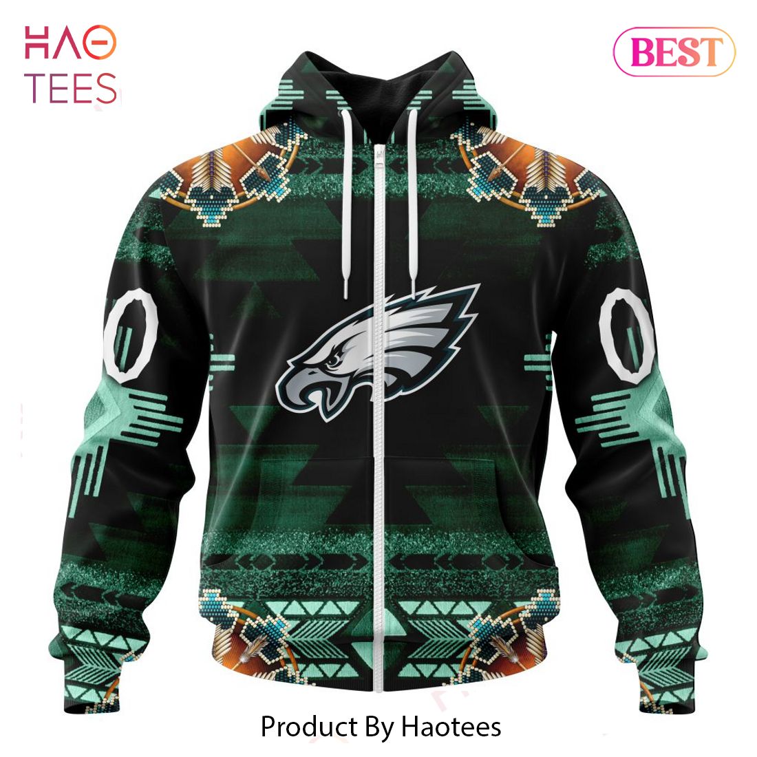 BEST NFL Philadelphia Eagles Special Native Costume Design Hoodie BEST NFL Philadelphia Eagles Special Native Costume Design Hoodie