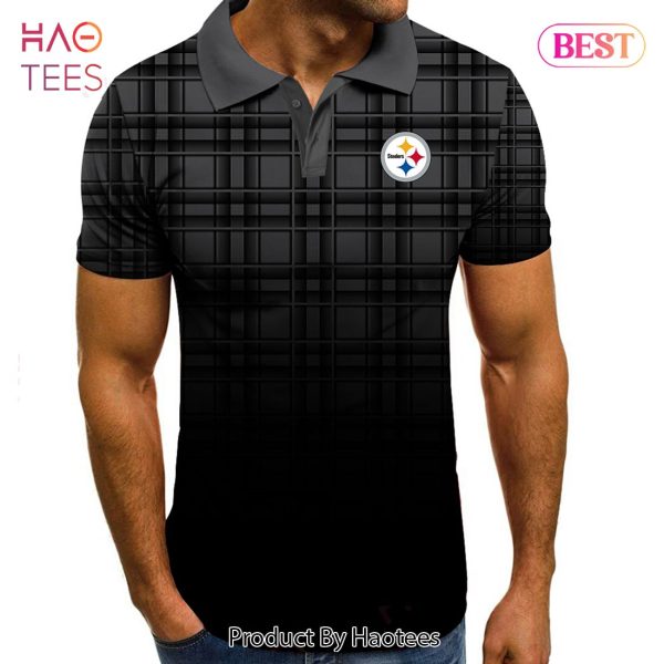 [BEST] NFL Pittsburgh Steelers Polo Tartan Gradient Polo Shirt